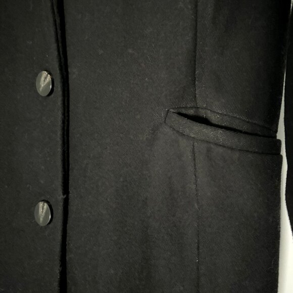 Armani Exchange Women's Single Breasted Coat - Black - Picture 4 of 6